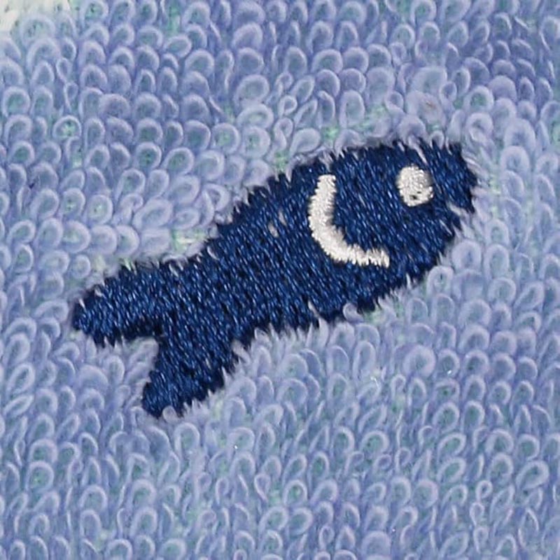 【お取り寄せ商品】11ぴきのねこ プチタオル アルファベット 25×25cm ブルー