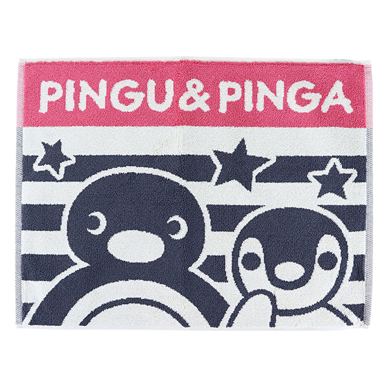 ピングー タオル地バスマット 45×60cm