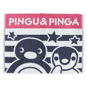 ピングー タオル地バスマット 45×60cm