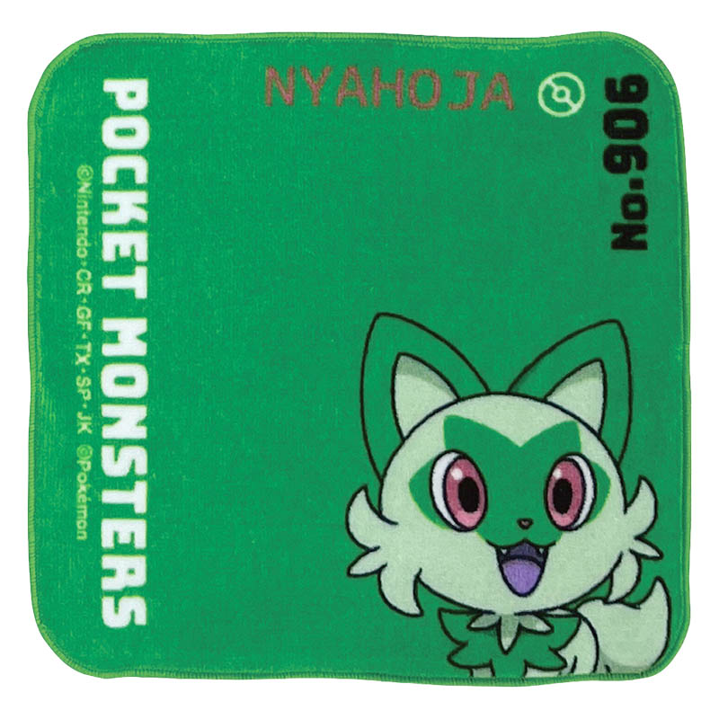 【お取り寄せ商品】プチタオル ポケモン ニャオハ 20×20cm