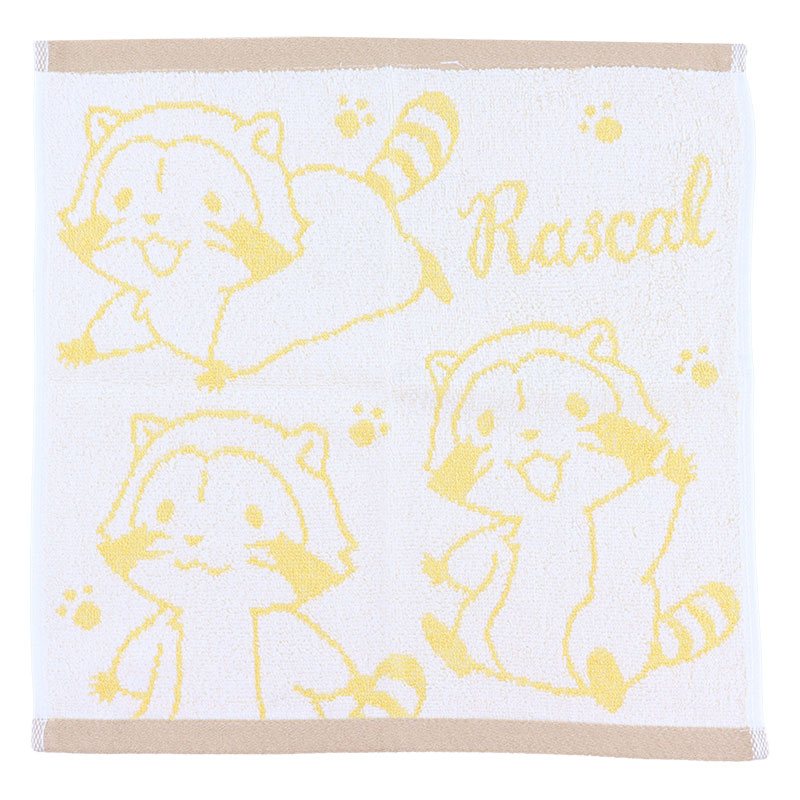 ハンドタオル ラスカル ハッピースマイル 34×35cm