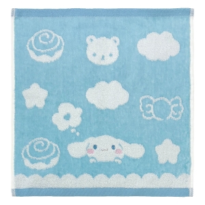 【お取り寄せ商品】ウォッシュタオル シナモロール 33×35cm ブルー