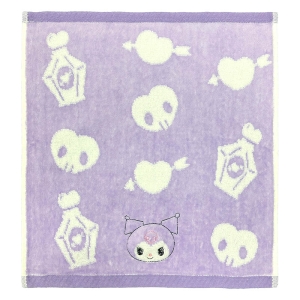 【お取り寄せ商品】ウォッシュタオル クロミ 33×35cm パープル