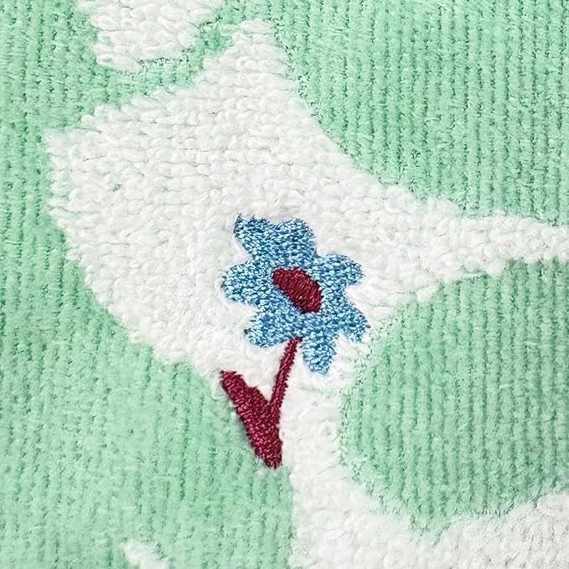 【お取り寄せ商品】ひつじのショーン プチタオル ルックアップ 25×25cm グリーン