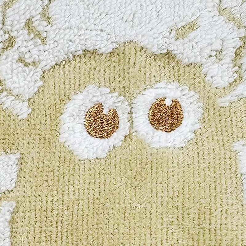 【お取り寄せ商品】ひつじのショーン プチタオル ルックアップ 25×25cm ベージュ