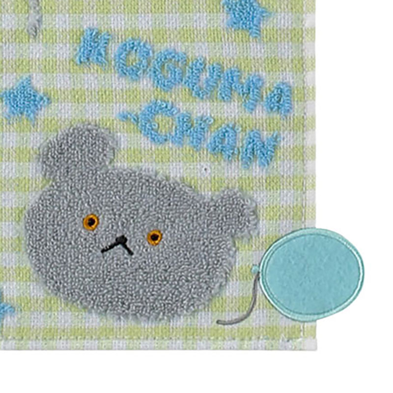 【お取り寄せ商品】こぐまちゃん プチタオル パーティ 25×25 グリーン