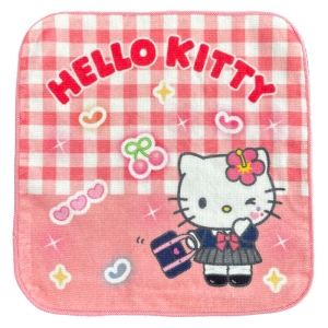 【お取り寄せ商品】プチタオル スクールハローキティ