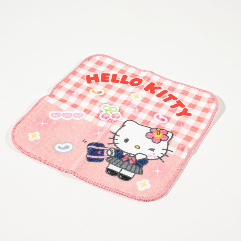 【お取り寄せ商品】プチタオル スクールハローキティ