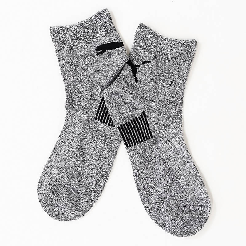 メンズ プーマ SUPER SOFT FIT 消臭 ショート丈 ダーク系 3足組