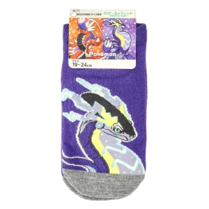 キッズ ポケットモンスター(ミライドン)スニーカー丈 パープル 19-24cm