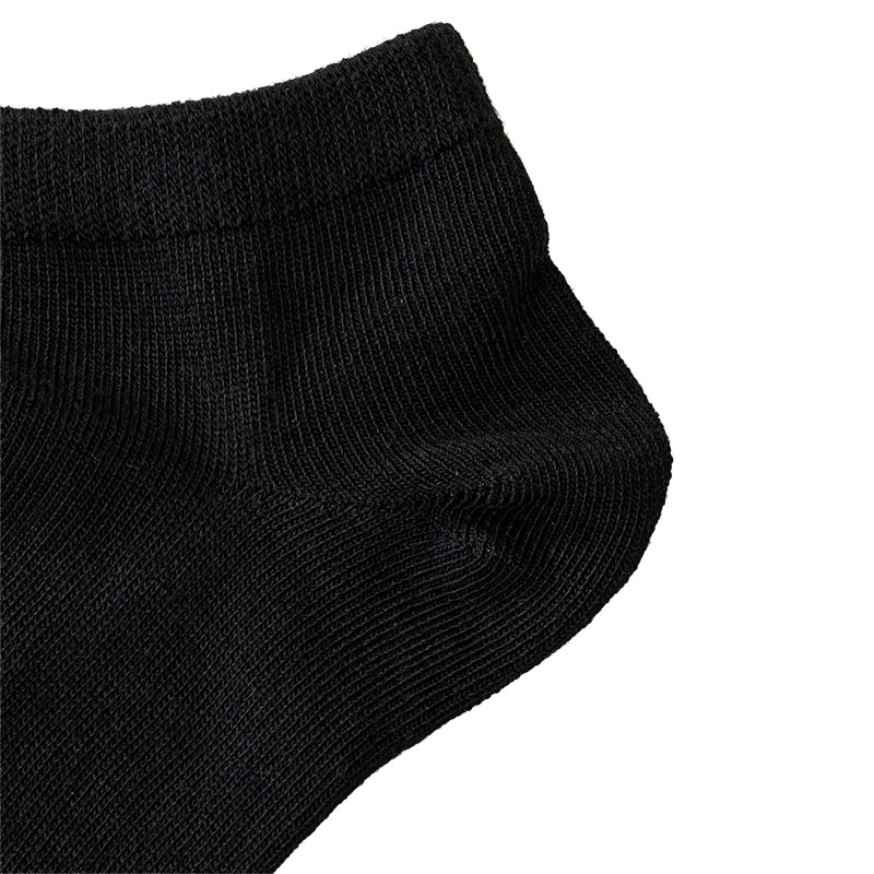 Jose うすくて足ぽかぽかソックス スニーカー丈 究極ブラック 22-25cm