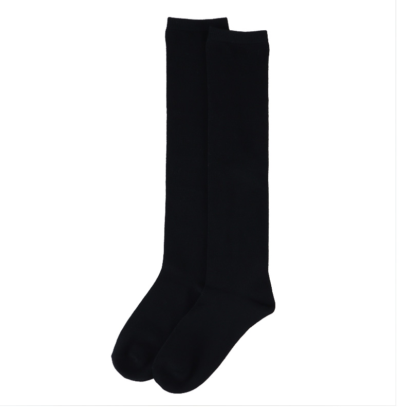 レディース Jose 吸湿発熱 38cm丈 22-25cm 究極ブラック