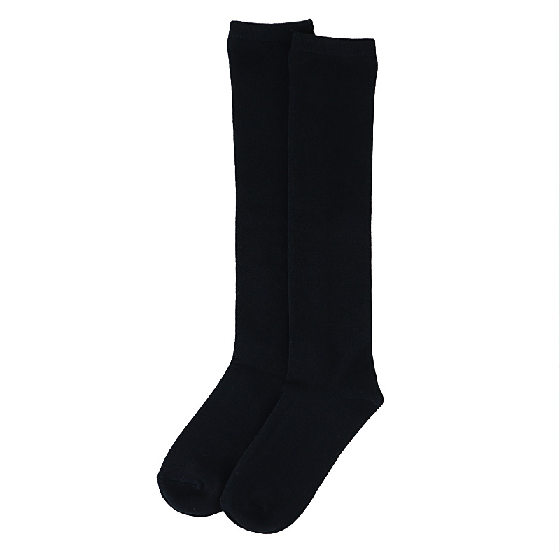 レディース Jose 保温 裏起毛38cm丈 22-25cm 究極ブラック