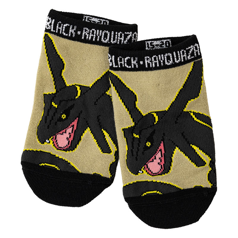 キッズ 靴下 ポケットモンスター 黒レックウザ