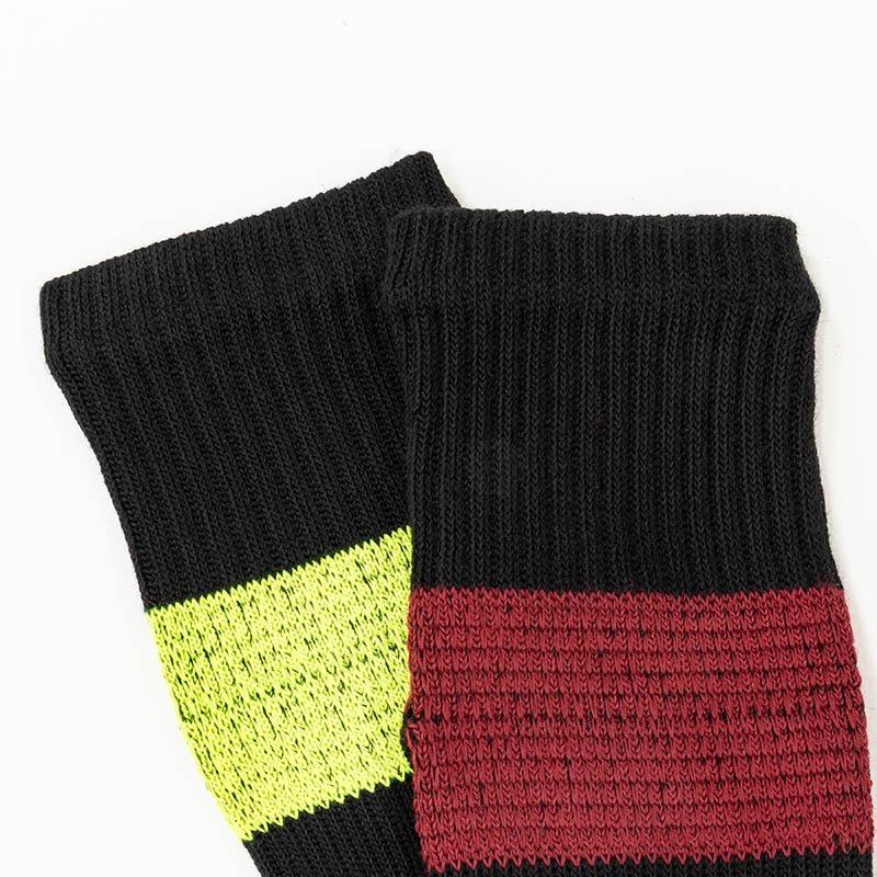 メンズ ミズノ WORK 強靭フィット 12cm丈 5本指 ブラック系 26-28cm 2足組