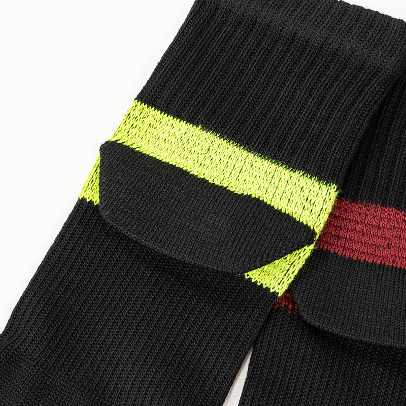 メンズ ミズノ WORK 強靭フィット 12cm丈 5本指 ブラック系 26-28cm 2足組