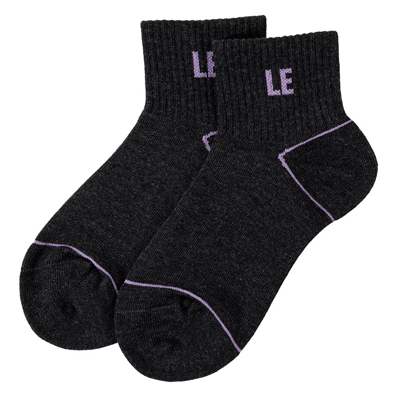 女児 LOVE ENERGY 異柄 消臭 ハイカットソックス 19-24cm 3足組