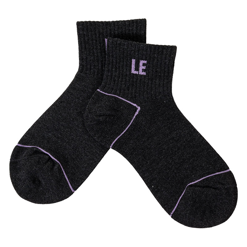 女児 LOVE ENERGY 異柄 消臭 ハイカットソックス 19-24cm 3足組