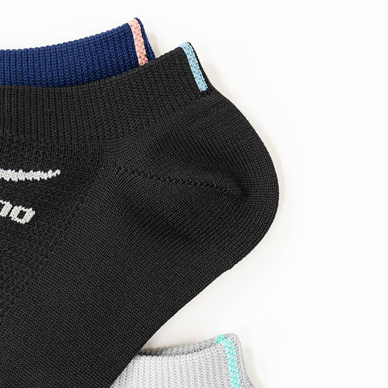 レディース ミズノ ガチDRY スニーカー丈 2本ライン入3色 23-25cm 3足組
