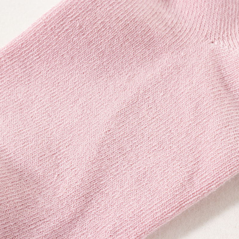 女児 LOVE ENERGY リボンフリル DRY ハイカットソックス 19-24cm 3足組