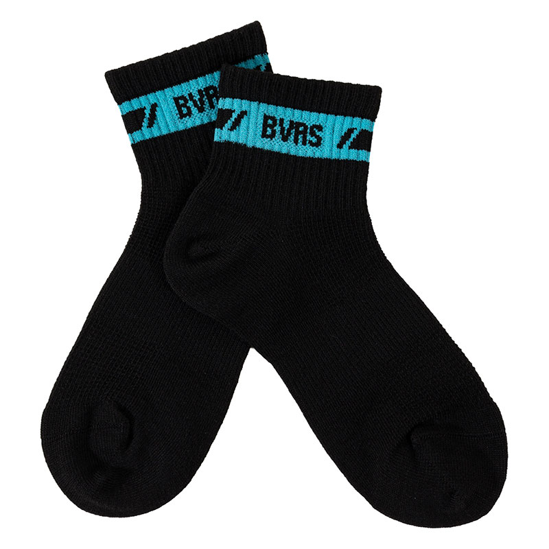 男児 BRAVERS 走るをサポート レッグロゴ ハイカットソックス 19-24cm 3足組