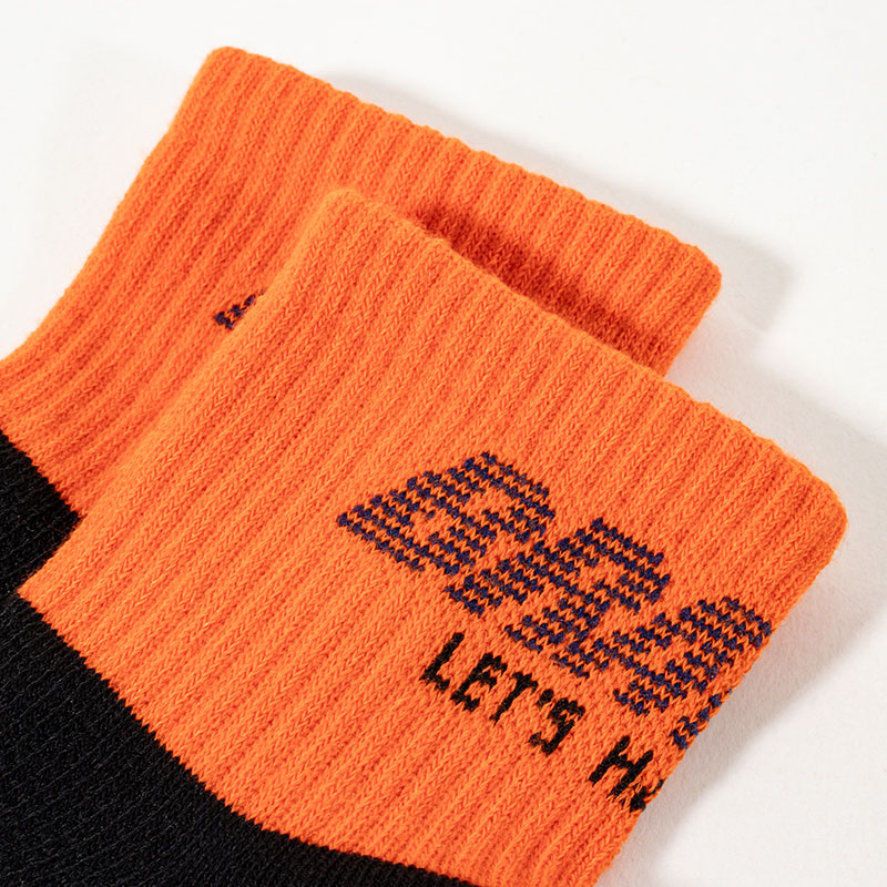 男児 BRAVERS 走るをサポート バックロゴ ハイカットソックス 19-24cm 3足組