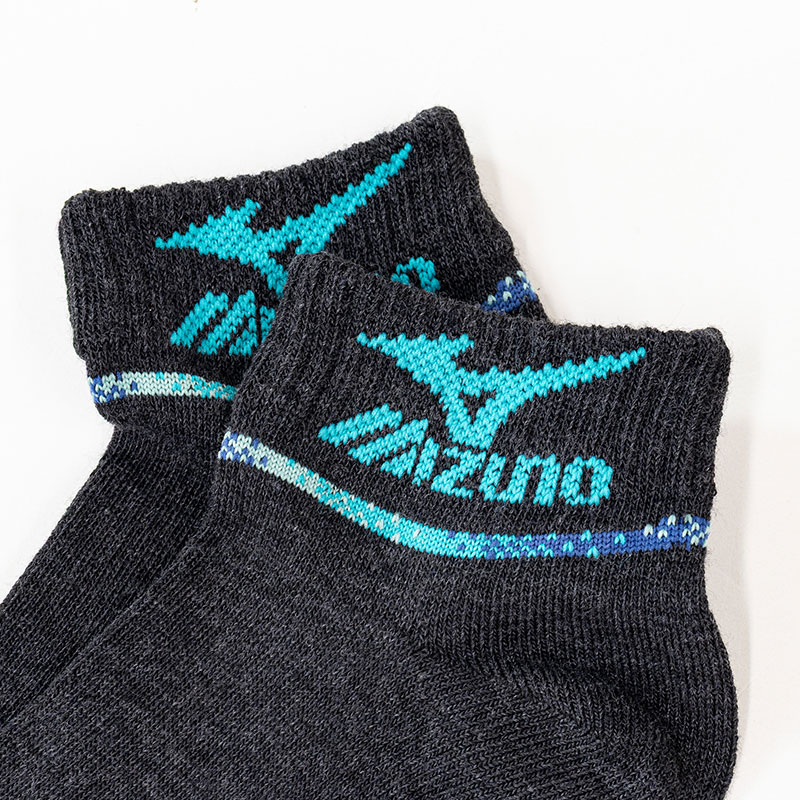 レディース ミズノ ガチ丈夫 爪先ロゴ 8.5cm丈 23-25cm 3足組