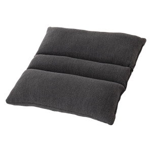 フィース 腰やお尻を包みこむ 3WAY クッション 40×40cm ブラック