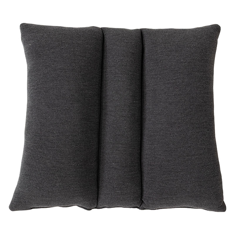 フィース 腰やお尻を包みこむ 3WAY クッション 40×40cm ブラック