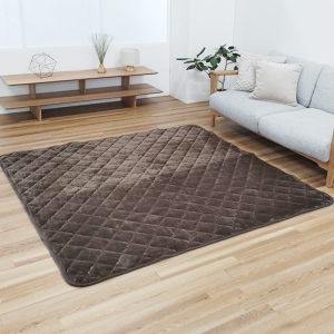 コタツ敷 リーン 約2.1畳(180×180cm)ブラウン