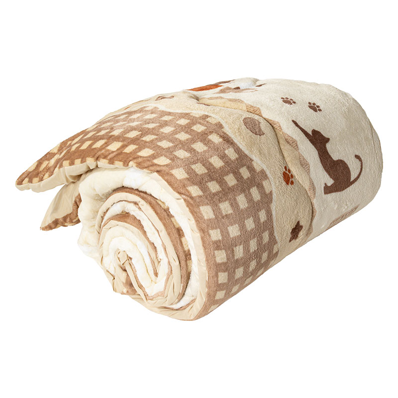 おうちで洗える こたつ掛けふとん 正方形(190×190cm)シュリル ベージュ