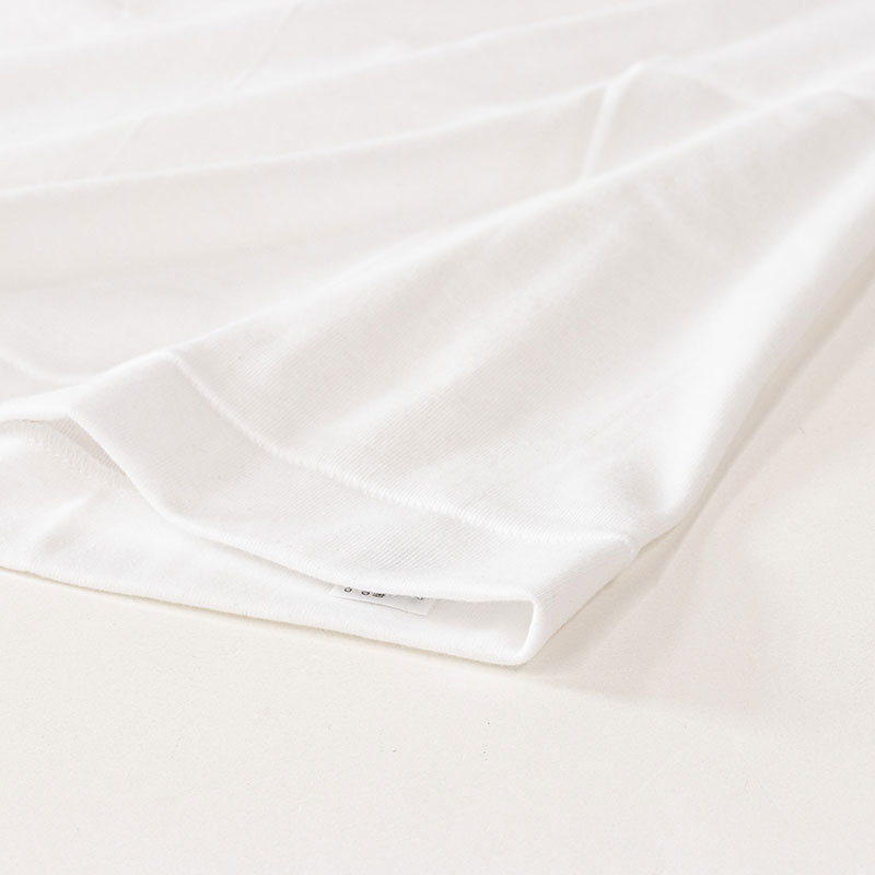 メンズ B.V.D. 九首八分袖Tシャツ ホワイト