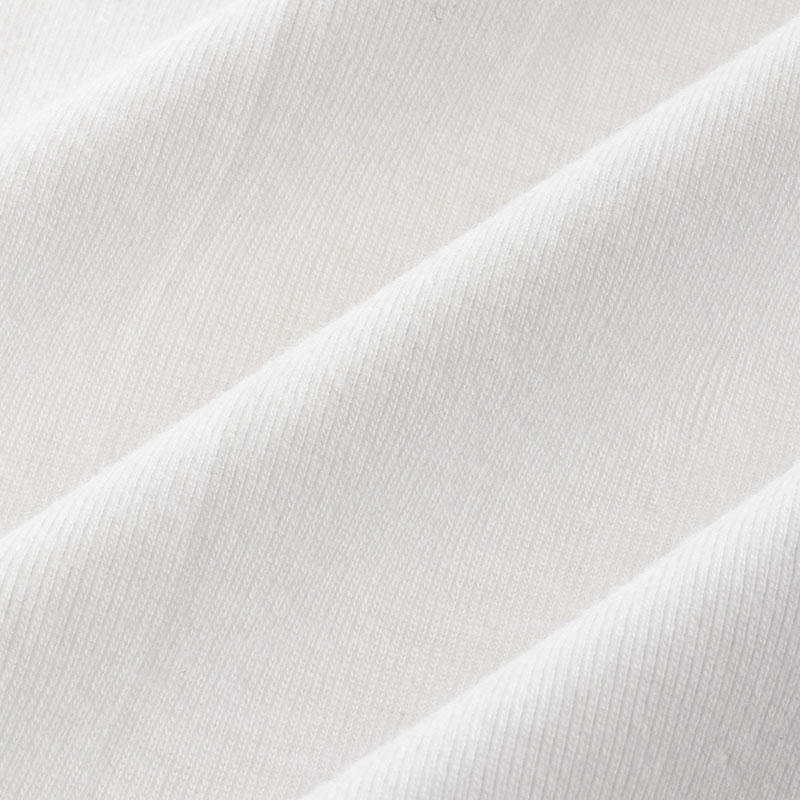 メンズ B.V.D. U首八分袖Tシャツ ホワイト