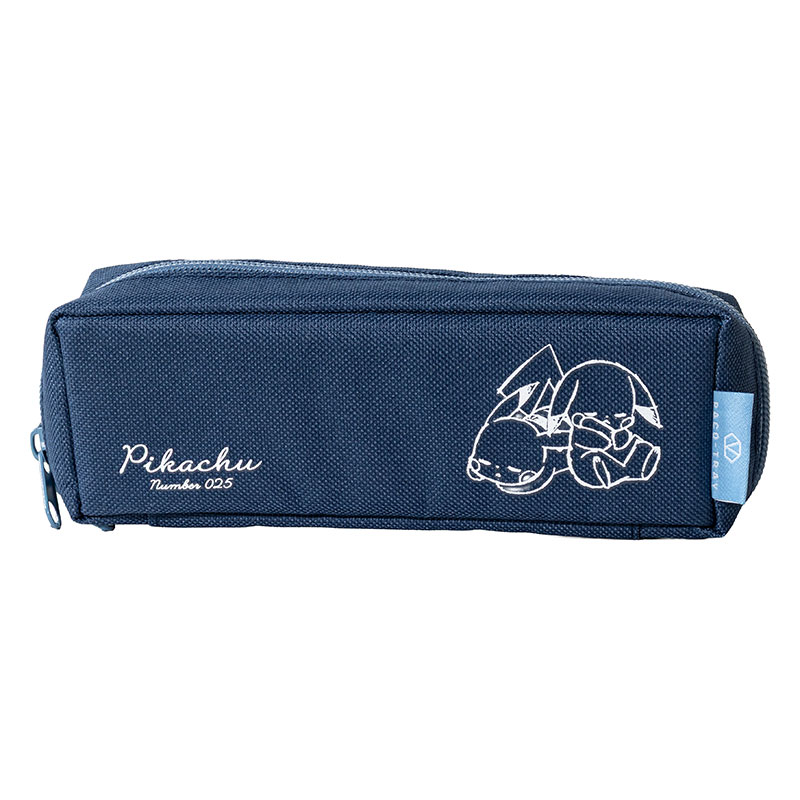 パコトレー ペンケース ピカチュウ おやすみ ネイビー