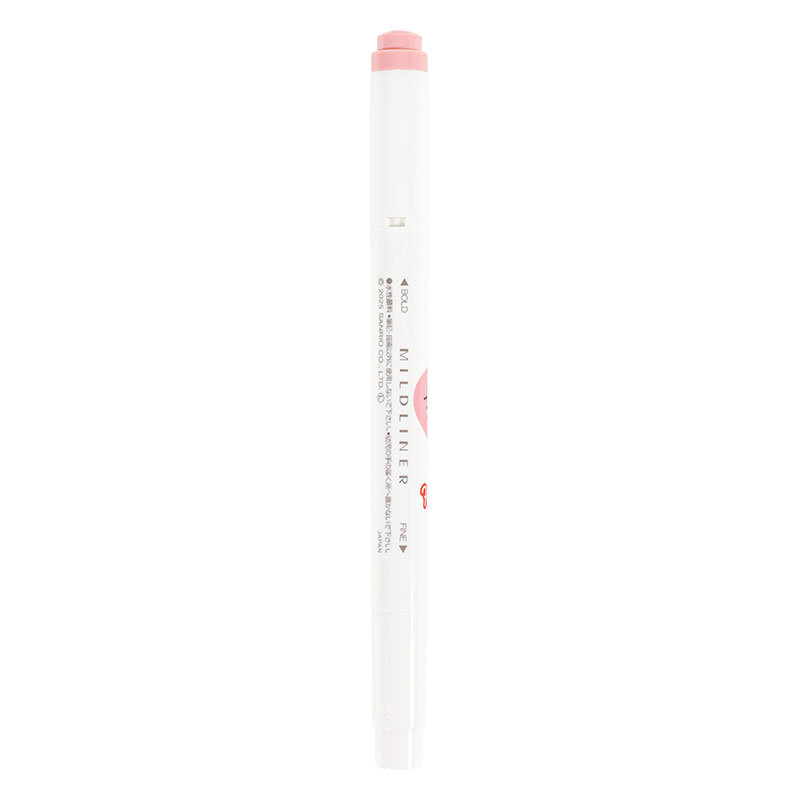 マイルドライナー ラインマーカー 太・細両用 水性顔料 6色セット ハローキティ