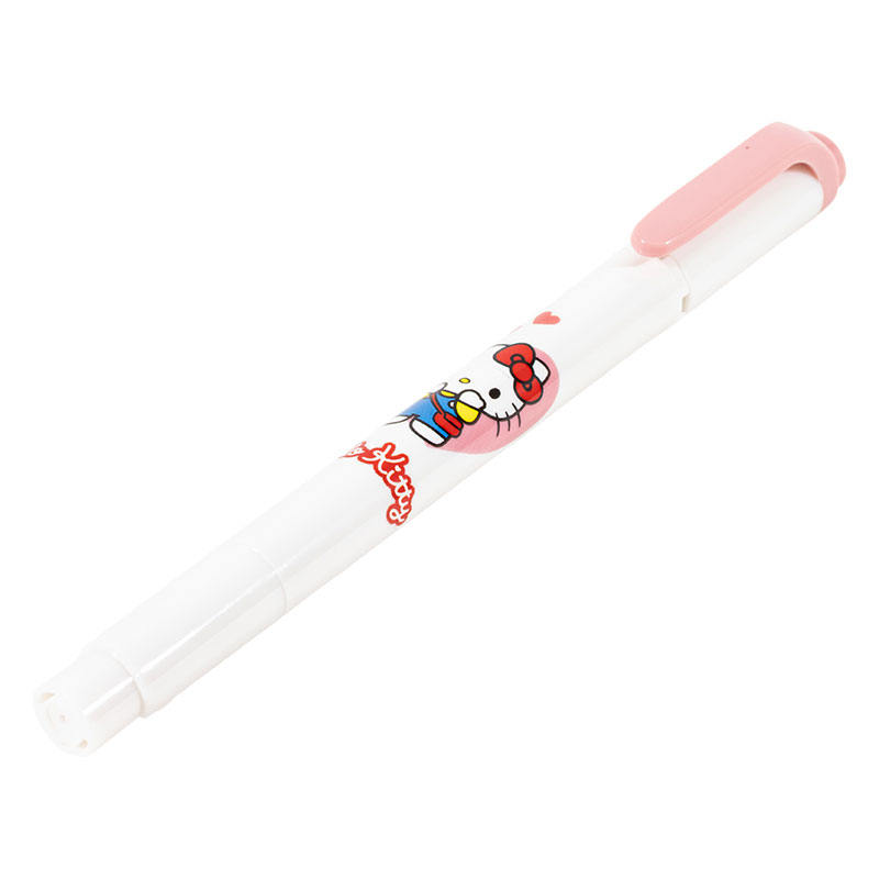 マイルドライナー ラインマーカー 太・細両用 水性顔料 6色セット ハローキティ