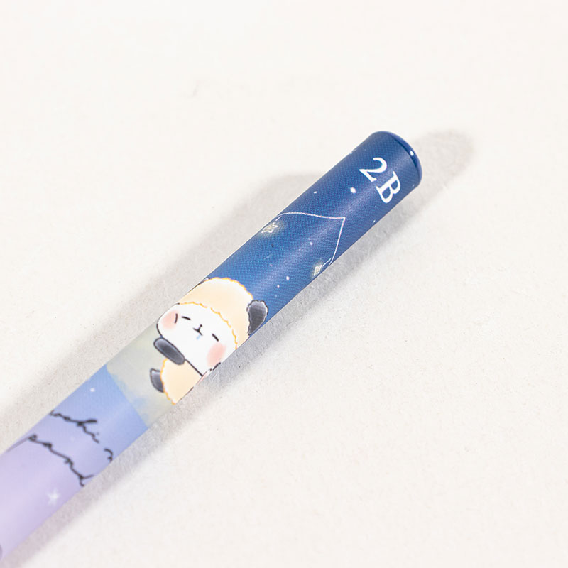 かきかた鉛筆 もちもちぱんだ パジャマパーティー 2B 228195 1本