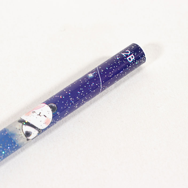 かきかた鉛筆 もちもちぱんだ 月 2B 228365 1本