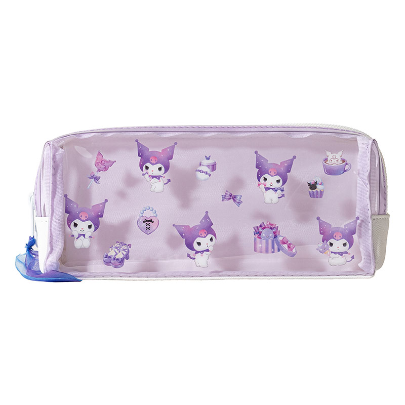 ツインファスナーペンケース クロミ パープル