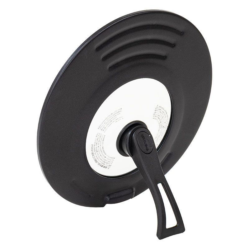evercook 回転ハンドル立つ兼用カバー 20～26cm用 ブラック