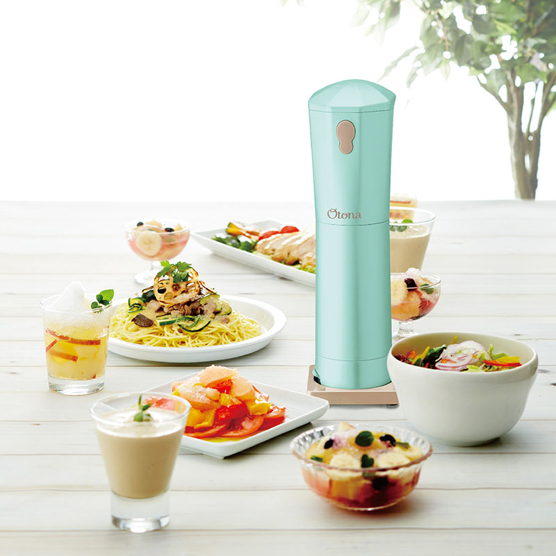 大人のふわふわかき氷器 コードレス パステルターコイズ