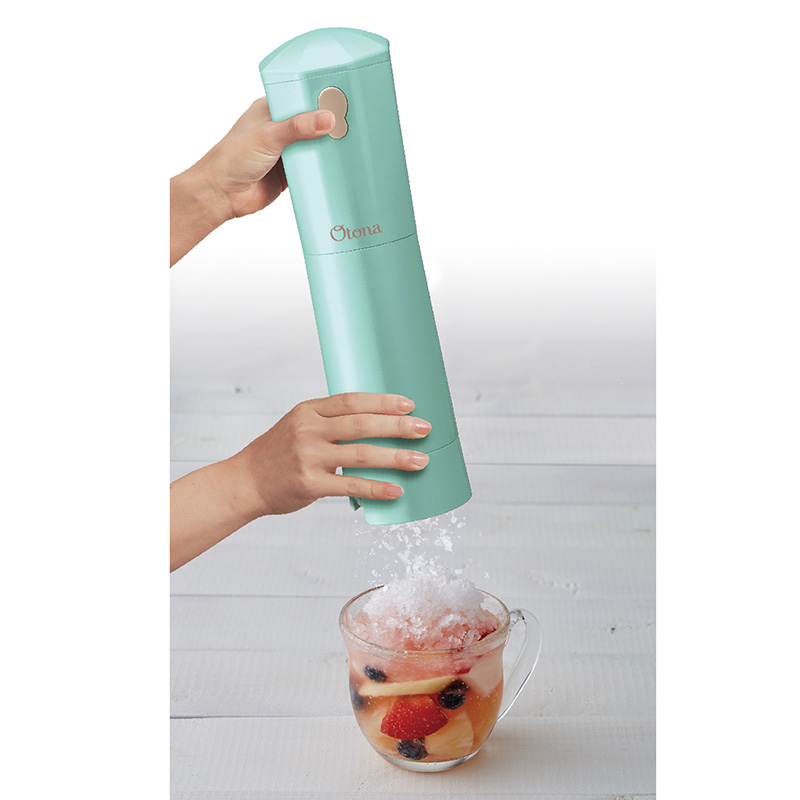 大人のふわふわかき氷器 コードレス パステルターコイズ