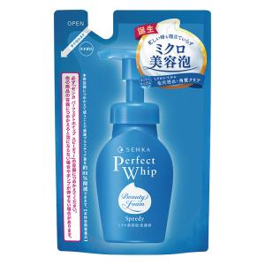 洗顔用品 SENKA パーフェクトホイップ スピーディー 詰替 130ml