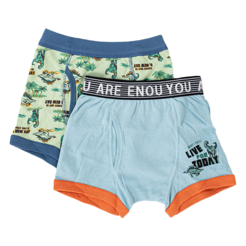 キッズ 綿100% ボクサーブリーフ 2枚組