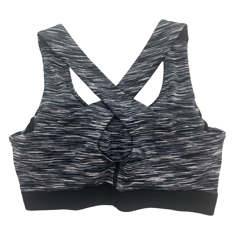 レディース サポカジ 背中クロスブラ グレー