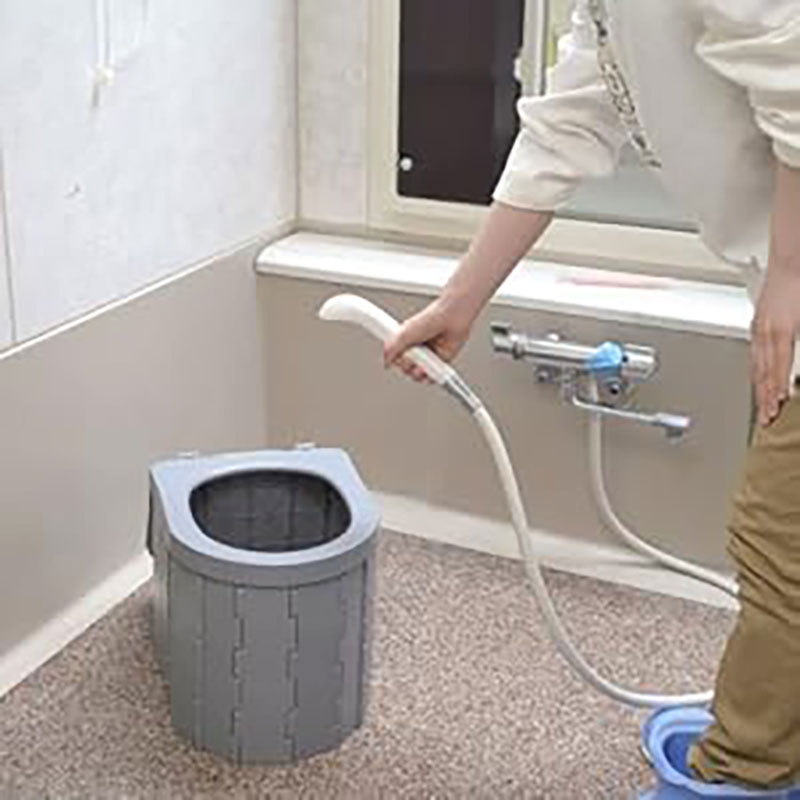 サッと簡単トイレ 折りたたみ式 YKT-12G