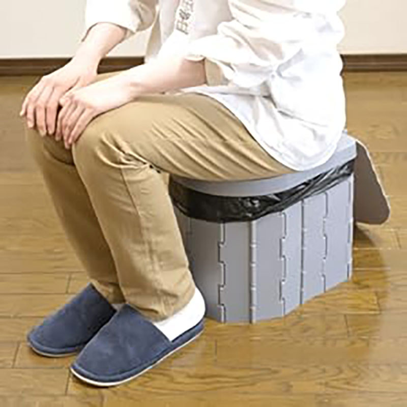 サッと簡単トイレ 折りたたみ式 YKT-12G