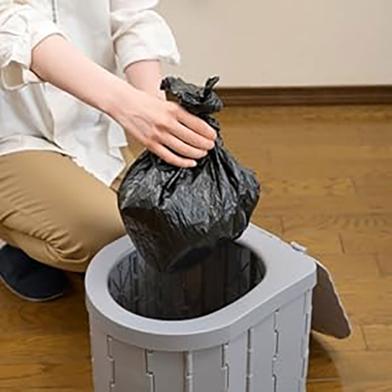 サッと簡単トイレ 折りたたみ式 YKT-12G