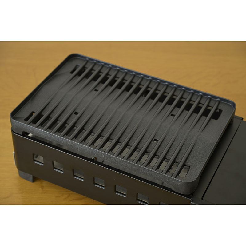 減煙カセットガスグリル ポータブル YGM-GS1(B)