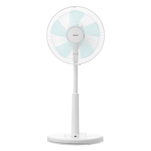 リビング扇風機 30cm 簡易リモコン式 YLR-AG307(W)